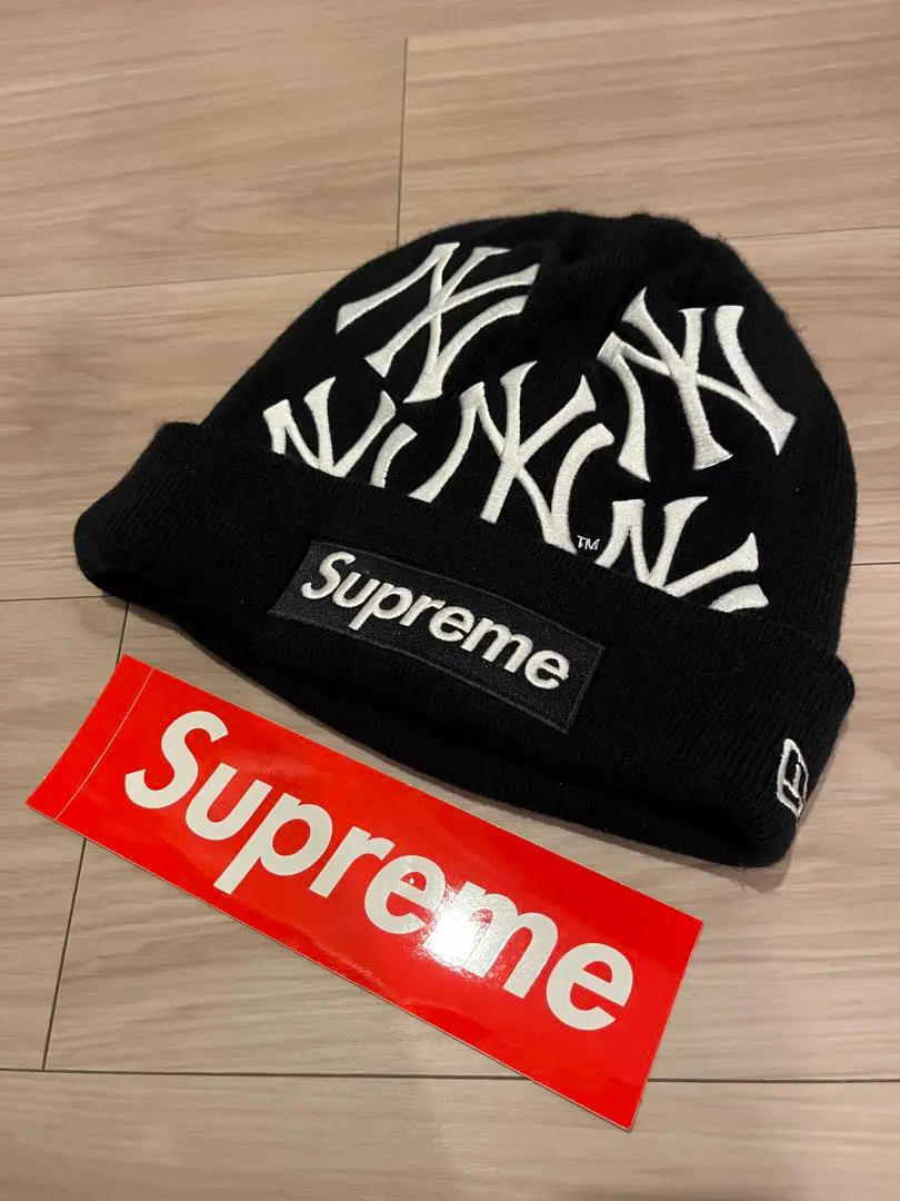 新品未使用 Supreme ニューヨーク・ヤンキース ビーニー ネイビー 2025年最新】Yahoo!オークション -supreme new era box logo
