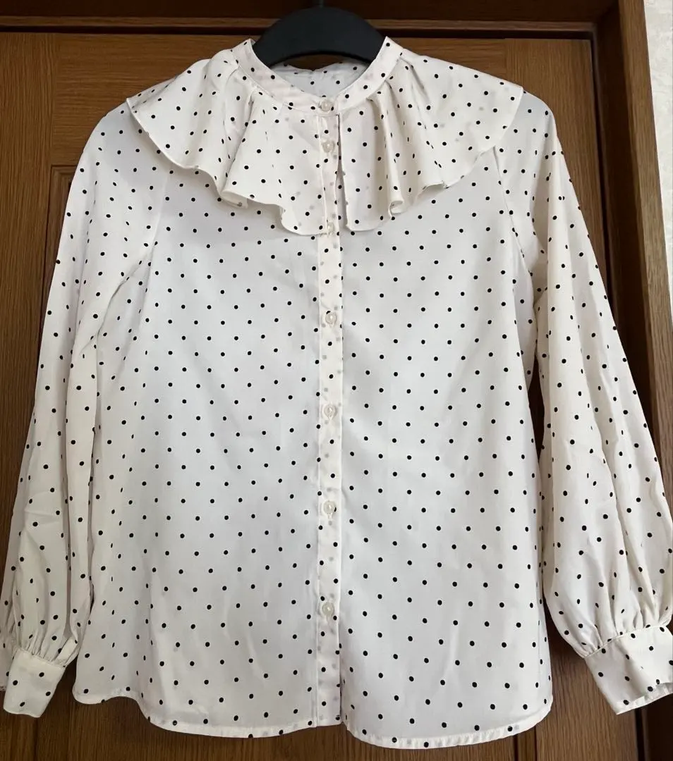 Thumbnail of GU Dot Cape Collar Blouse - Long Sleeve