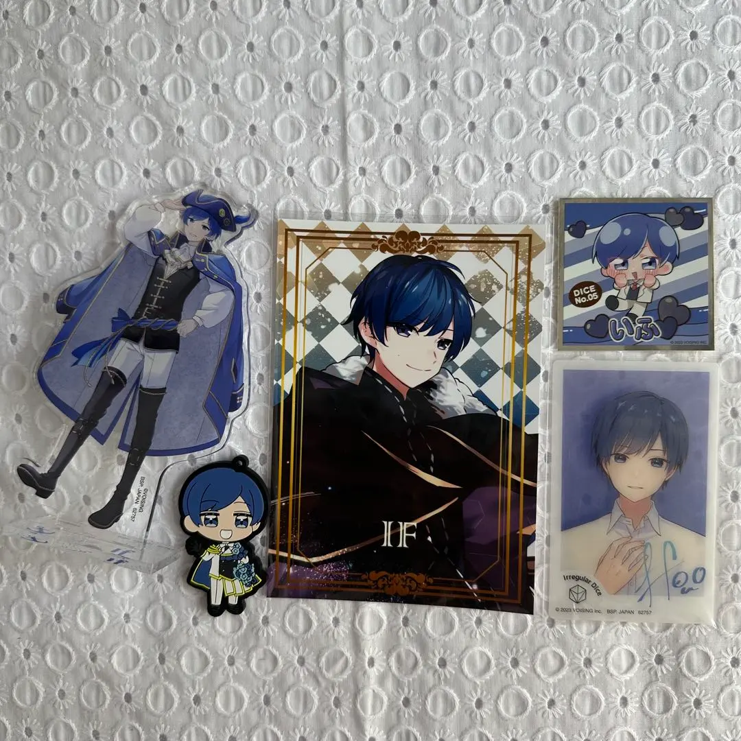 Thumbnail of Irregular Dice If (if) merchandise set: acrylic stand, bromide, rubber mascot, etc. 5-piece set