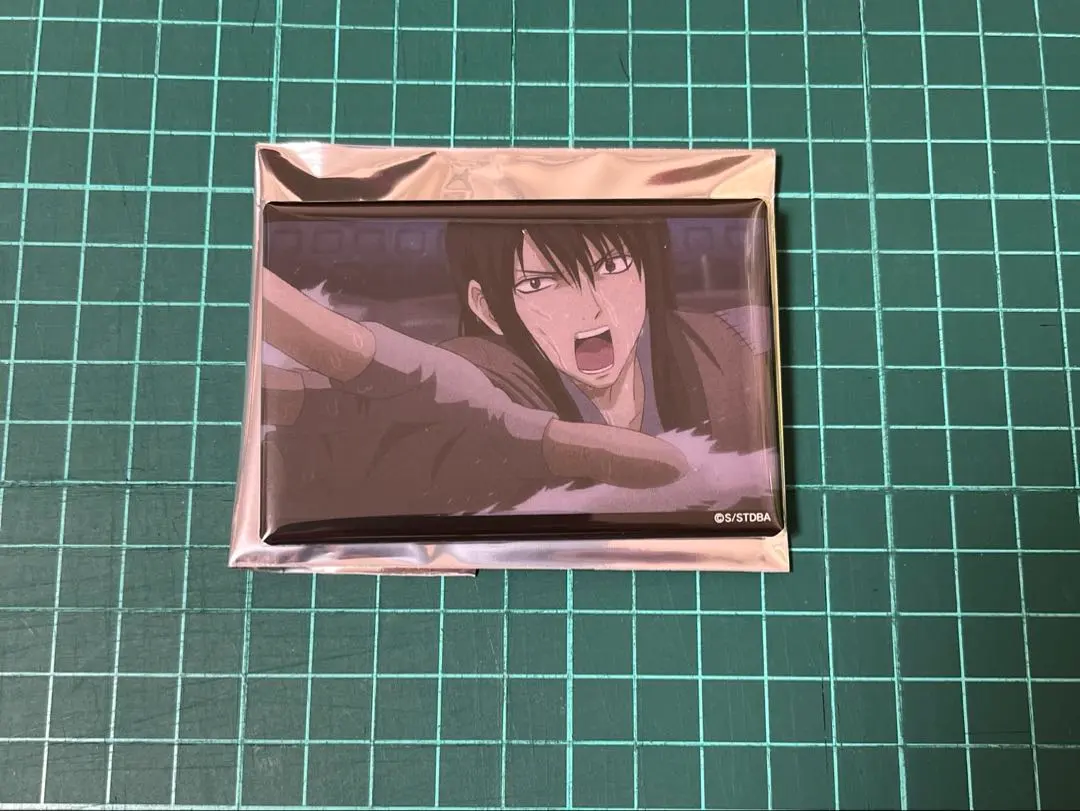 Thumbnail of Gintama PLAZA Square Tin Badge: Kotaro Katsura