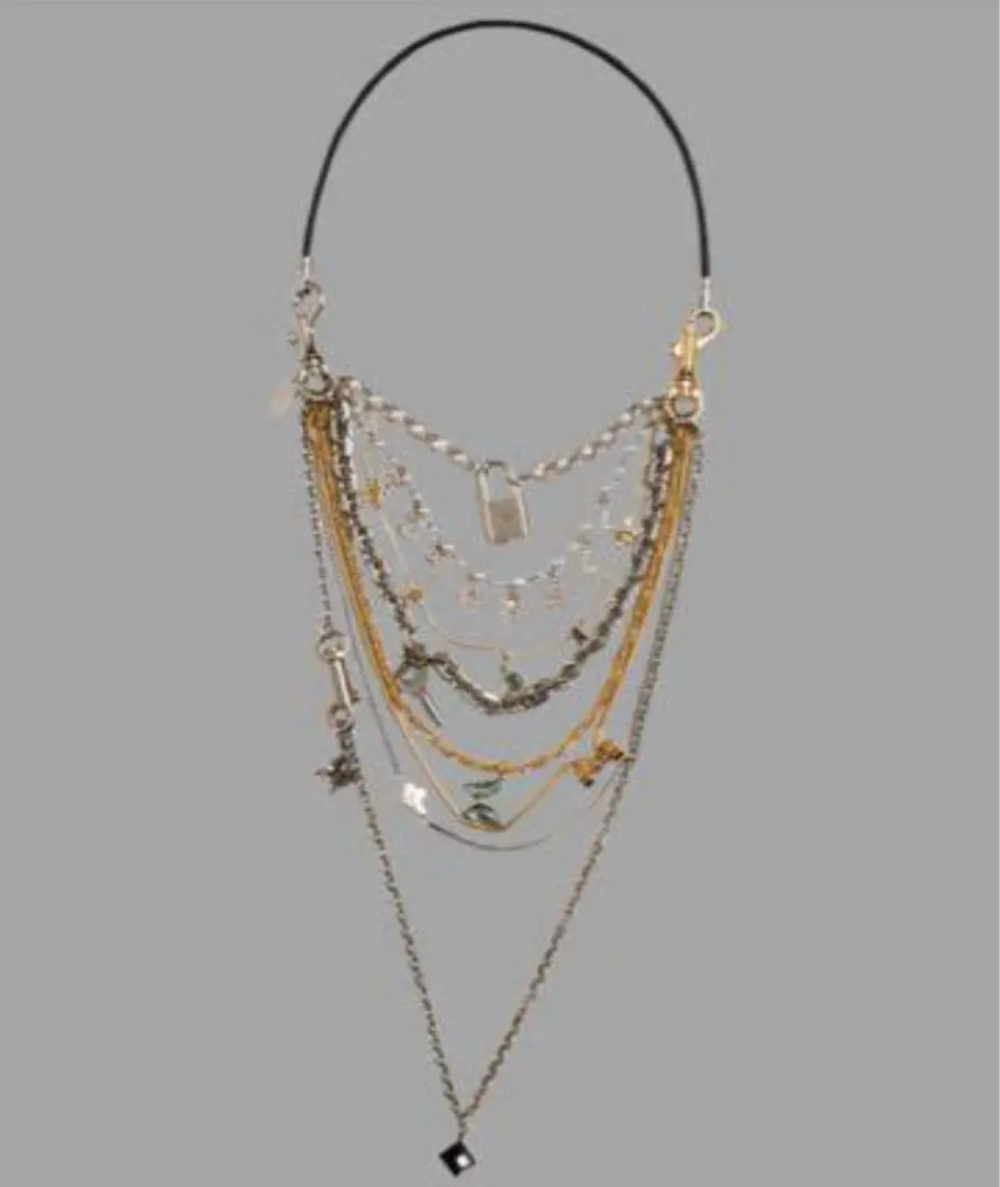 ハ*ム様 doublet ネックレス doublet × Colantotte、パンクススタイルと磁気ネックレスが融合