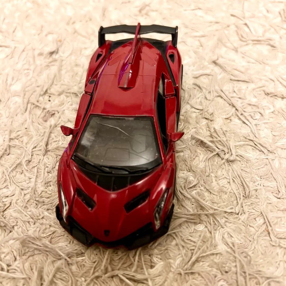 Thumbnail of Red miniature car Lamborghini Veneno KINSMART