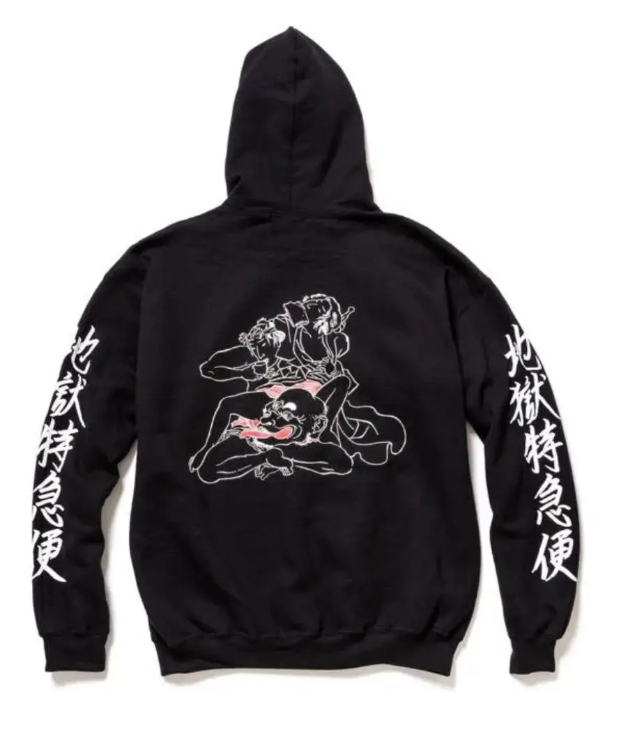【完売品】地獄特急便 HOODIE/パーカー　ブラック　稀少サイズXL 楽天市場】F-LAGSTUF-F | 地獄特急便 HOODIE #BLACK [20AW-DH-08