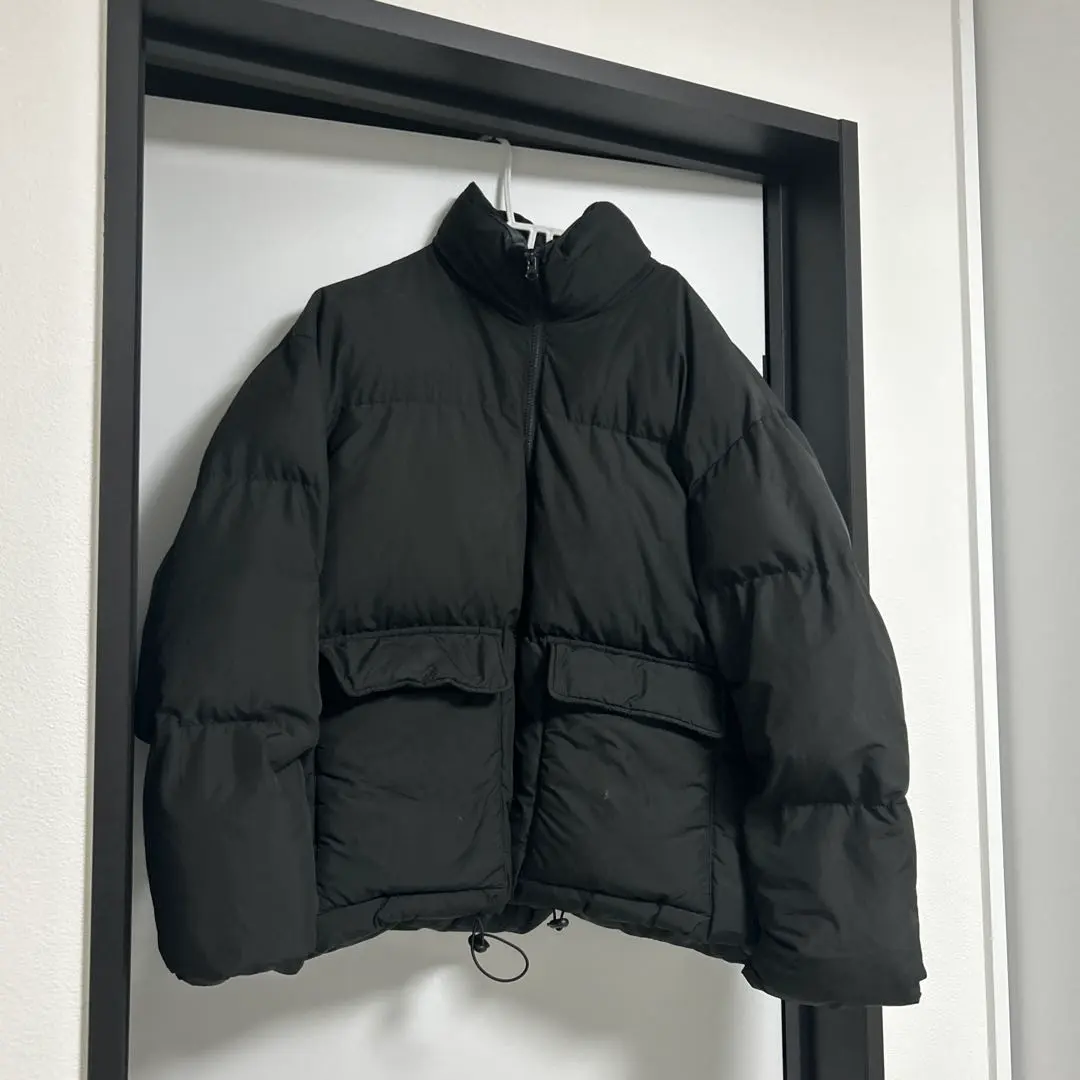 Thumbnail of Black down jacket, high neck