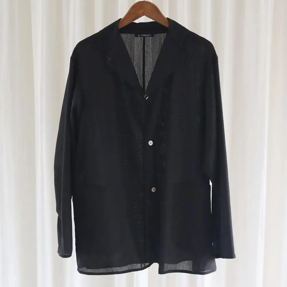 タグ付MAATEE&SONS夏のセットアップ甘撚りシャツ/パンツ定価81700円 タグ付MAATEE&SONS夏のセットアップ甘撚りシャツ/パンツ定価