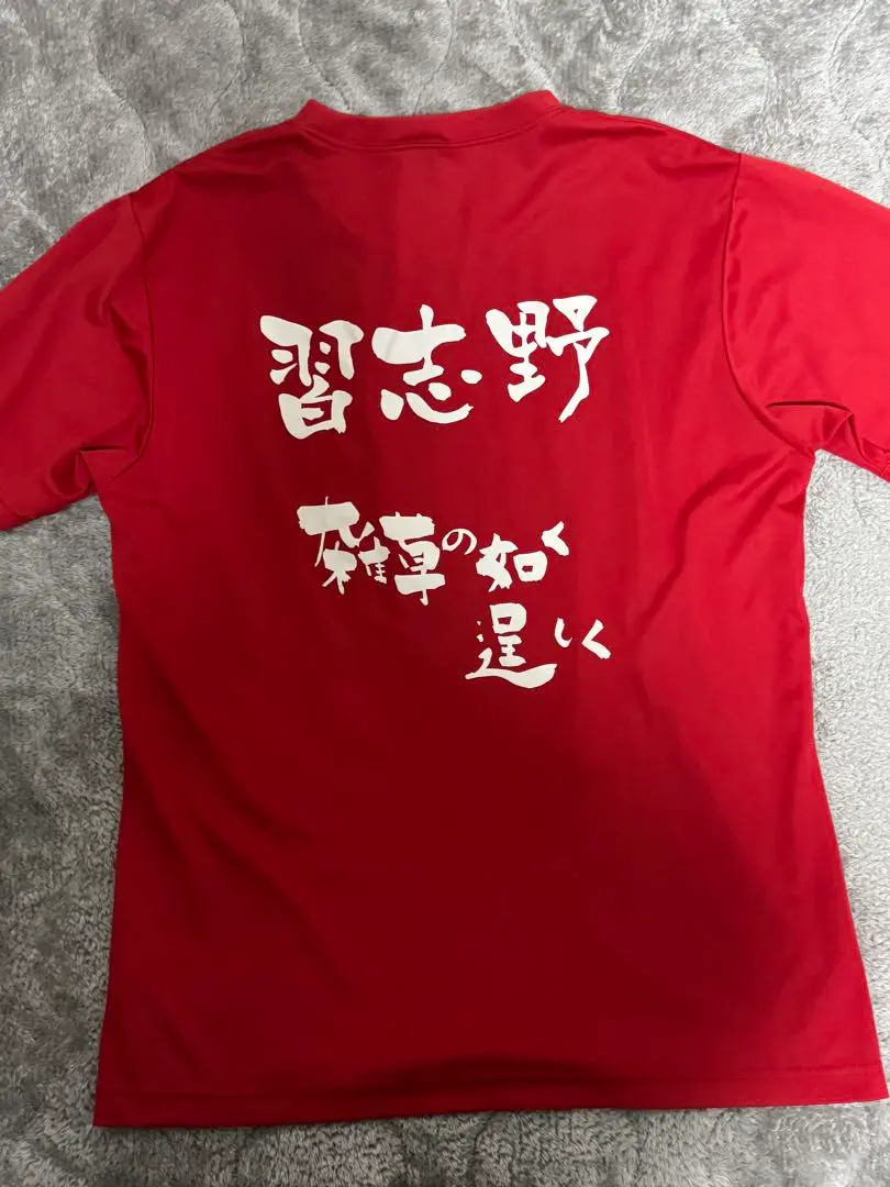 習志野　バレーボール　Tシャツ ASICS アシックス 習志野高校 バレーボール tシャツ L スポーツ