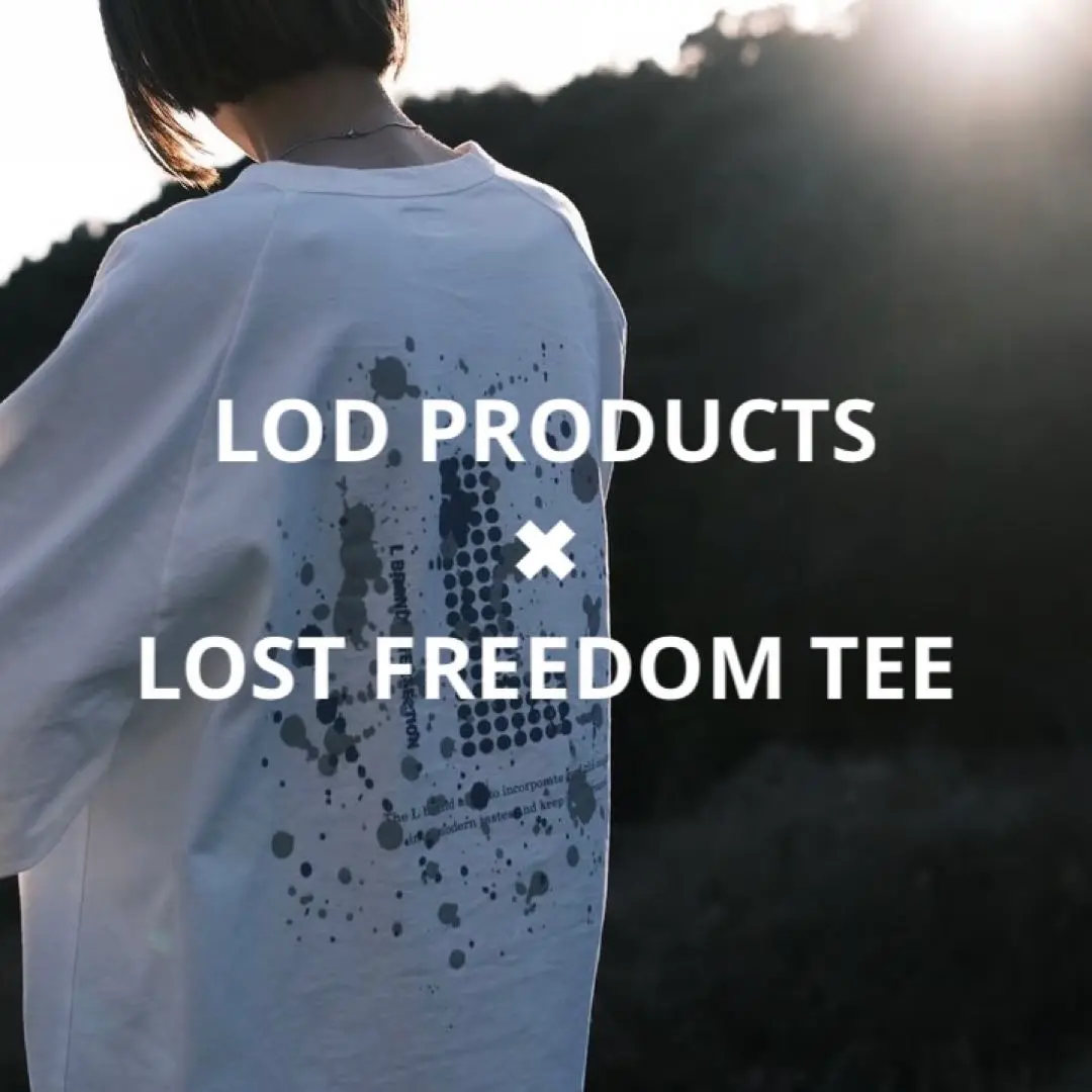 LOOSE TEE（COLLEGE FONT） - SKY newtype shop