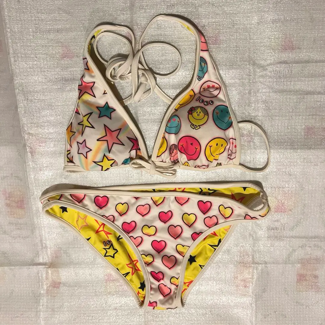 LocoBoutique  新品未着用　水着特別リバーシブル可愛い便利3点セット LocoBoutique 新品未着用 水着特別リバーシブル可愛い便利3点