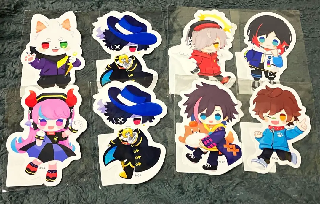Thumbnail of Set of 8 CR Stickers