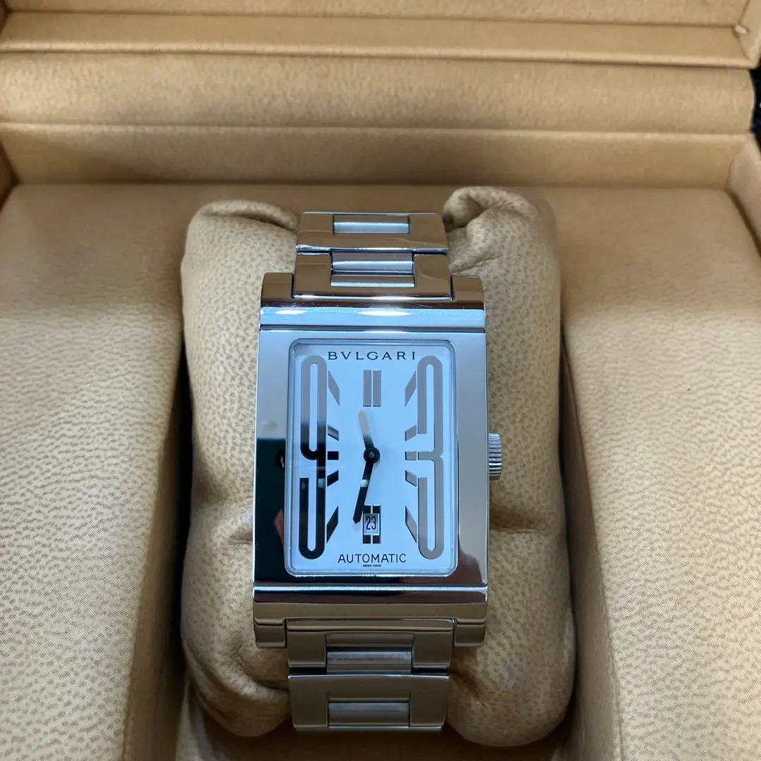 ブルガリ　BVLGARI 【RT45S】レッタンゴロ 時計　極美品 BVLGARI ブルガリ レッタンゴロ RT45S 兼用 : たかみ質店 Yahoo
