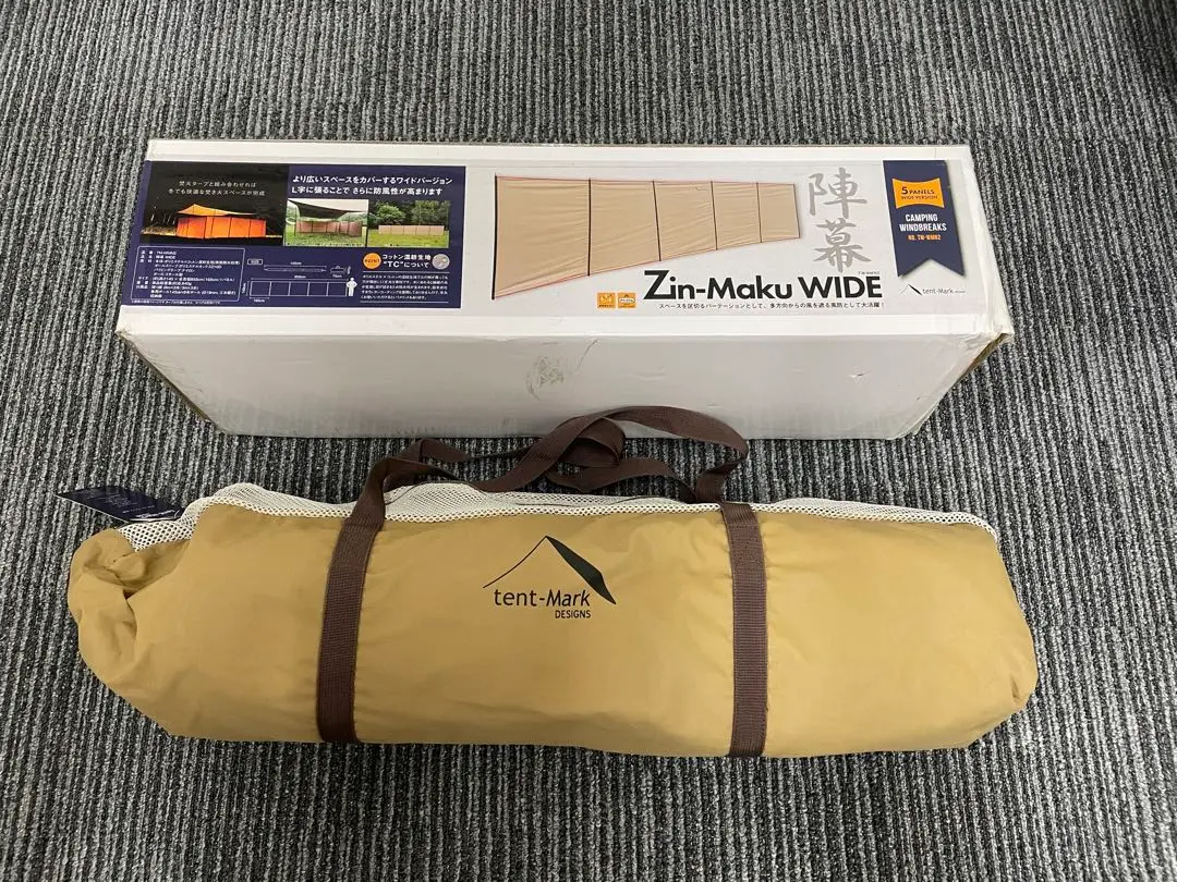 陣幕　ワイド コットン Zin-Maku wide Cottonテンマクデザイン 2025年最新】テンマクデザイン 陣幕ワイドの人気アイテム - メルカリ