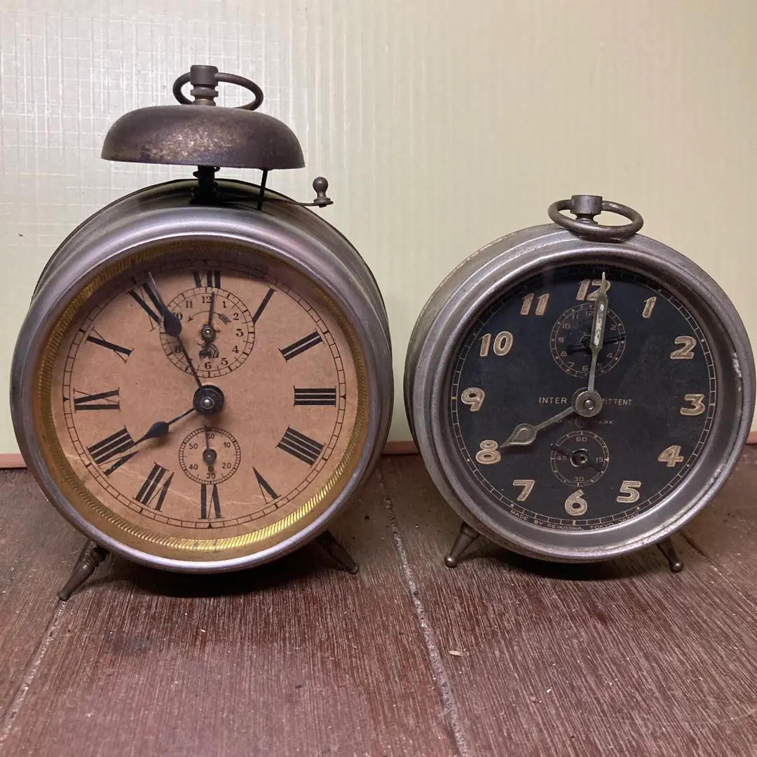 【超希少】精工舎　SEIKO  日本初の目覚まし時計　レトロ　アンティーク SEIKOSHA 精工舎 目覚まし時計 アンティーク 昭和レトロ