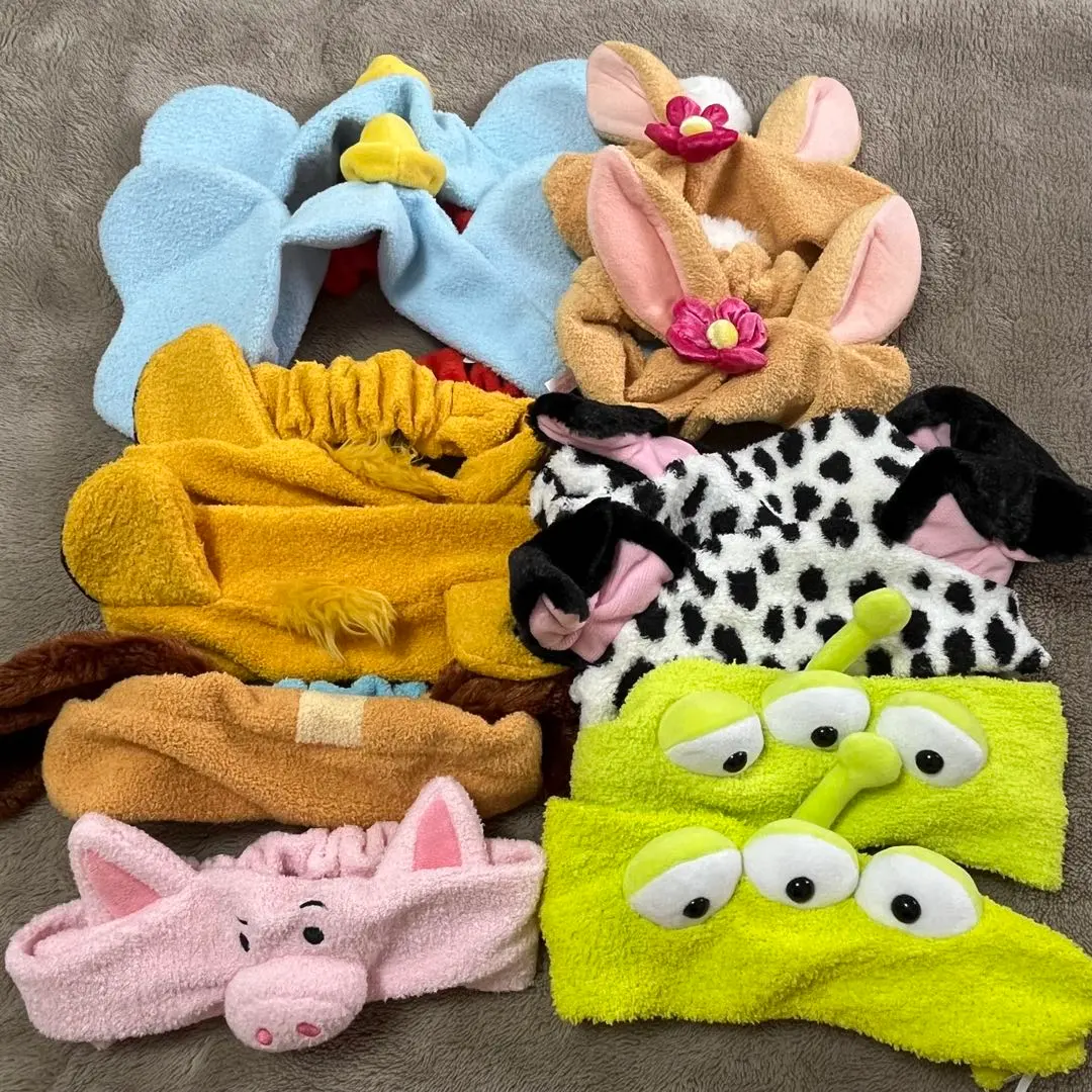 Thumbnail of Disney Official Headbands: Dumbo, Simba, Ham, Lady, Green Men - 12 Items