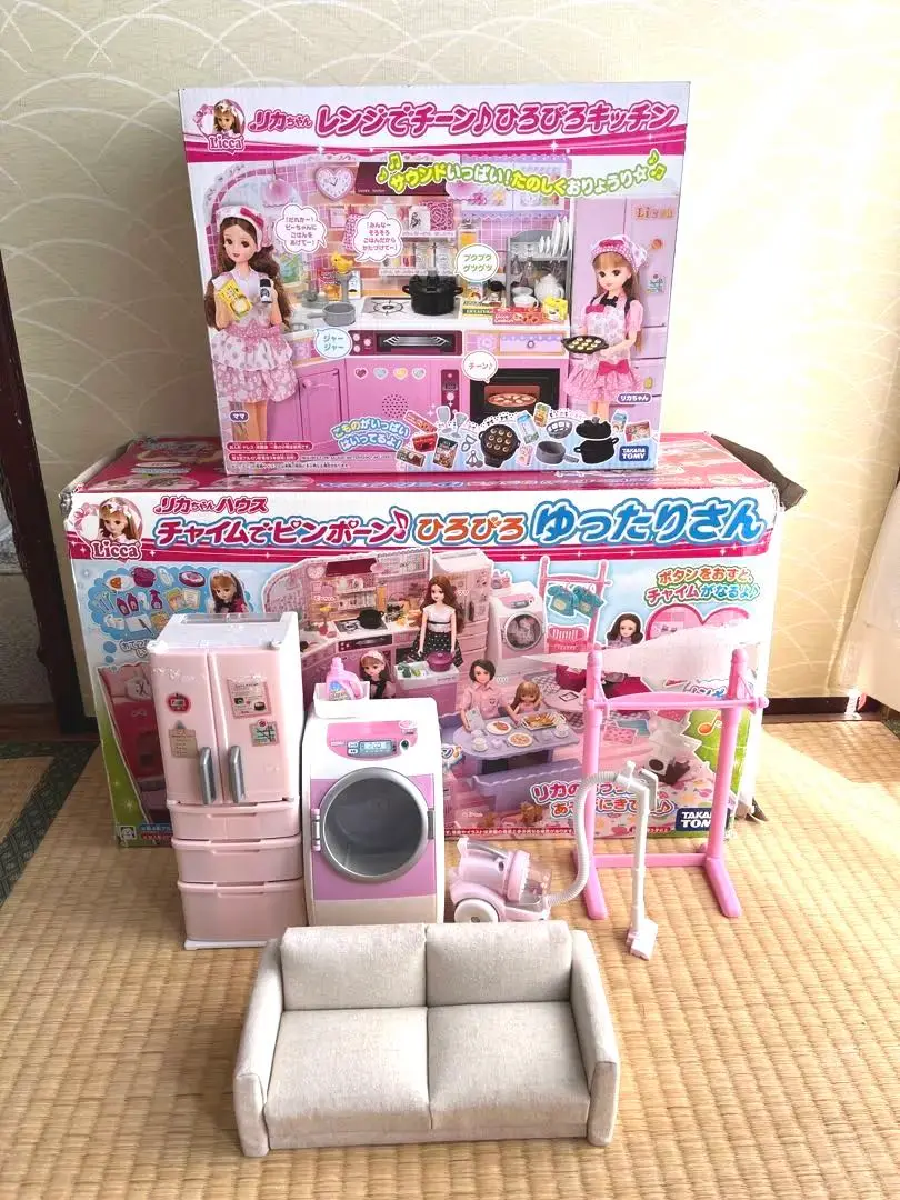 リカちゃんハウスやお店などデラックスセット リカちゃんハウスやお店などデラックスセット