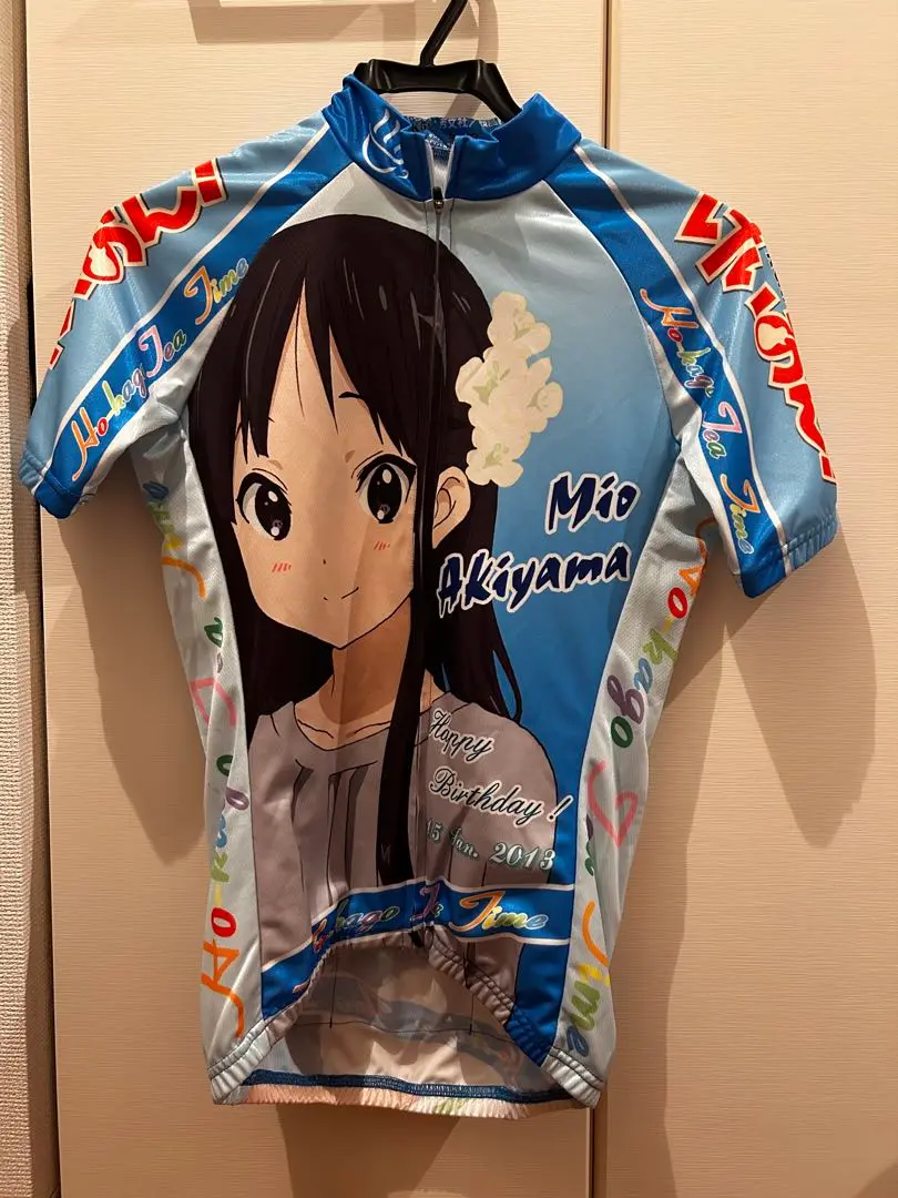 半袖サイクルジャージ　グリーン　Lサイズ　けいおん　中野梓　あずにゃん 半袖サイクルジャージ グリーン Lサイズ けいおん 中野梓 あず