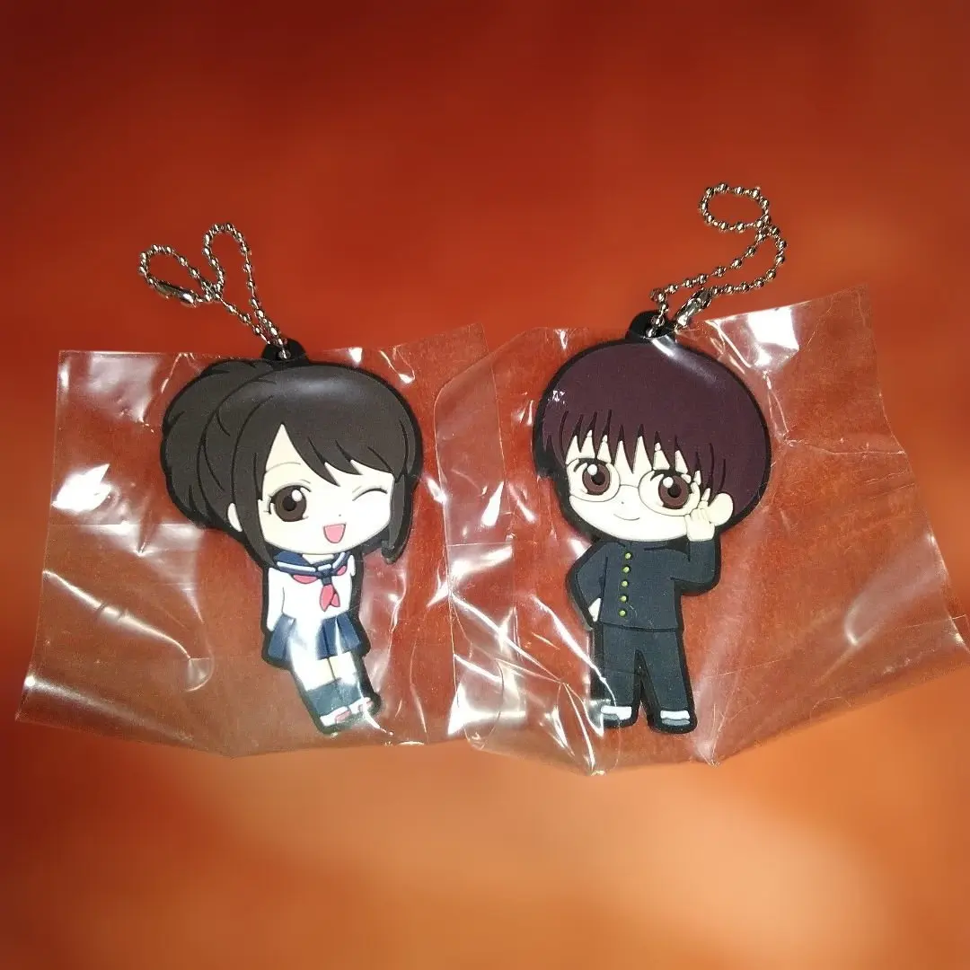 Thumbnail of Gintama 3rd Year Class Z Ginpachi-sensei Rubber Keyholder Shimura Tae Shimura Shinpachi Unopened