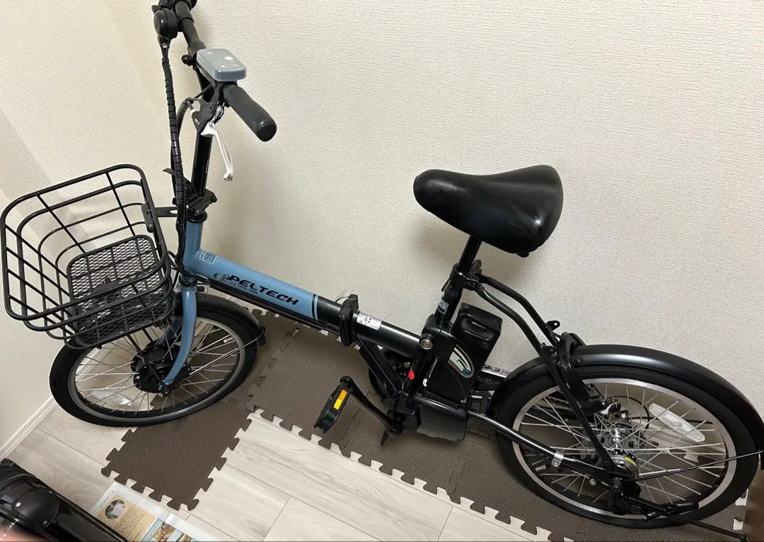 ペルテック　TDN-208L 美品　8ahバッテリー2個 配送料¥4070〜 20インチ 折り畳み電動アシスト自転車 外装6段変速 【簡易組立