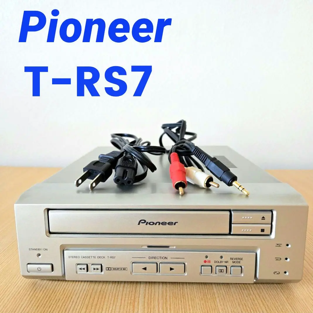 PIONEER カセットデッキ T-RS7 Pioneer T-RS7 Cassette Deck, Imported from Japan, Working
