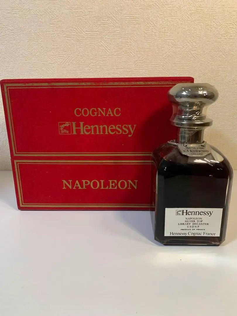 HENNESSY ヘネシー ブック シルバートップ ヘネシー シルバートップ ライブラリーデキャンタ コニャック