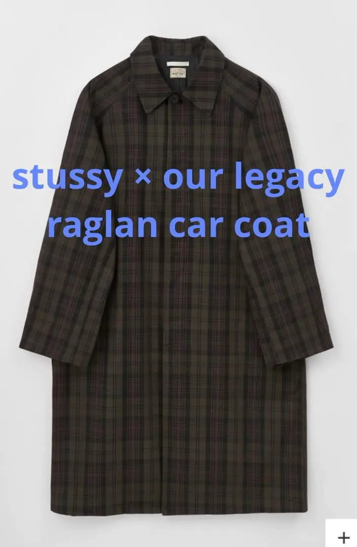 ☆Stussy × OUR LEGACY☆ Work Shop コラボ ラグランカーコート