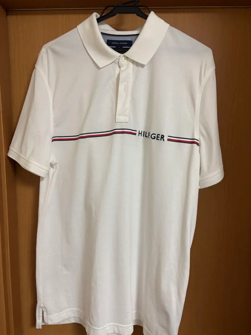 Thumbnail of TOMMY HILFIGER Polo Shirt XL White