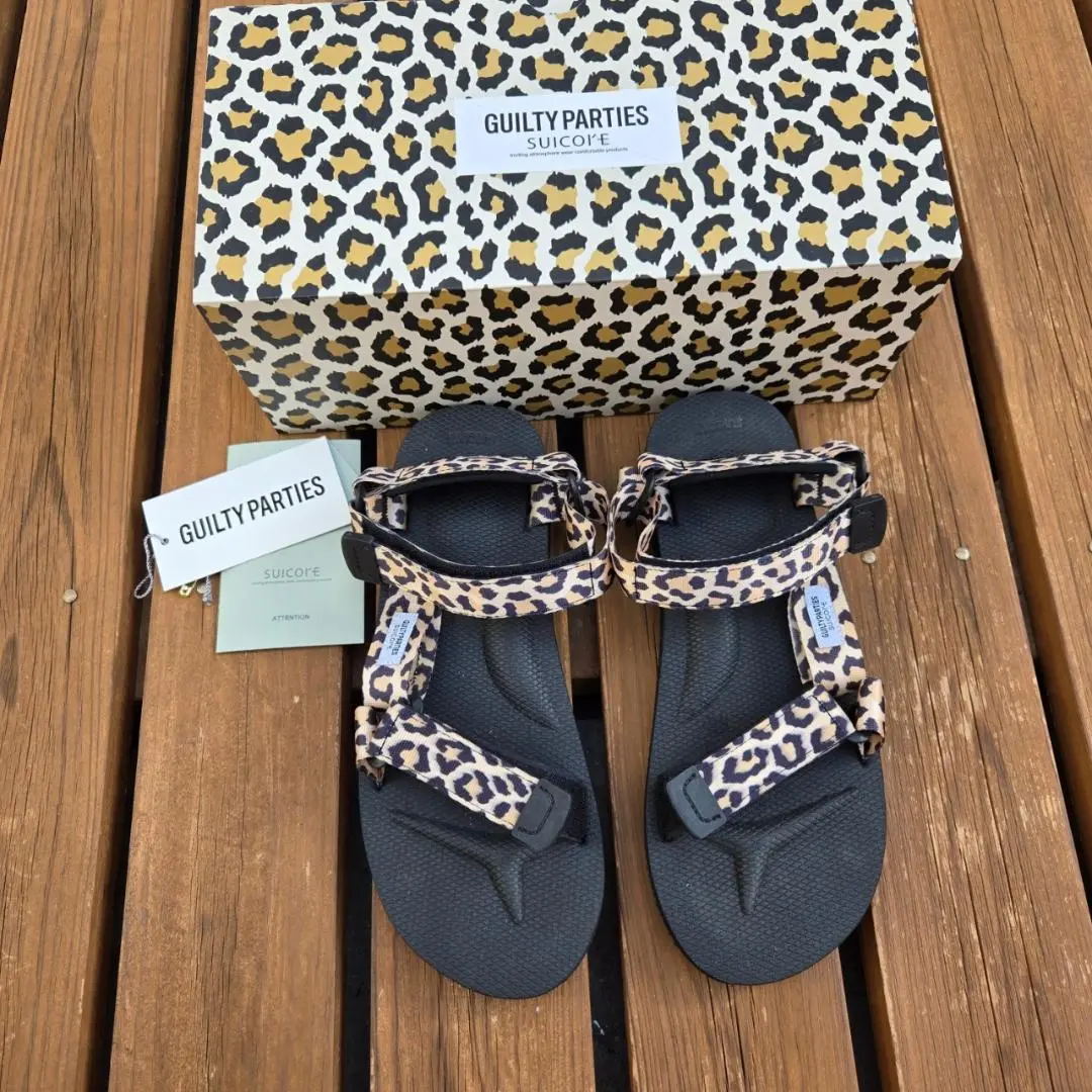 新品未使用　SUICOKE×WACKO MARIA　サンダル　サイズ27㎝ WACKO MARIA】SUICOKE別注 オリジナルパイソン柄サンダル (WACKO