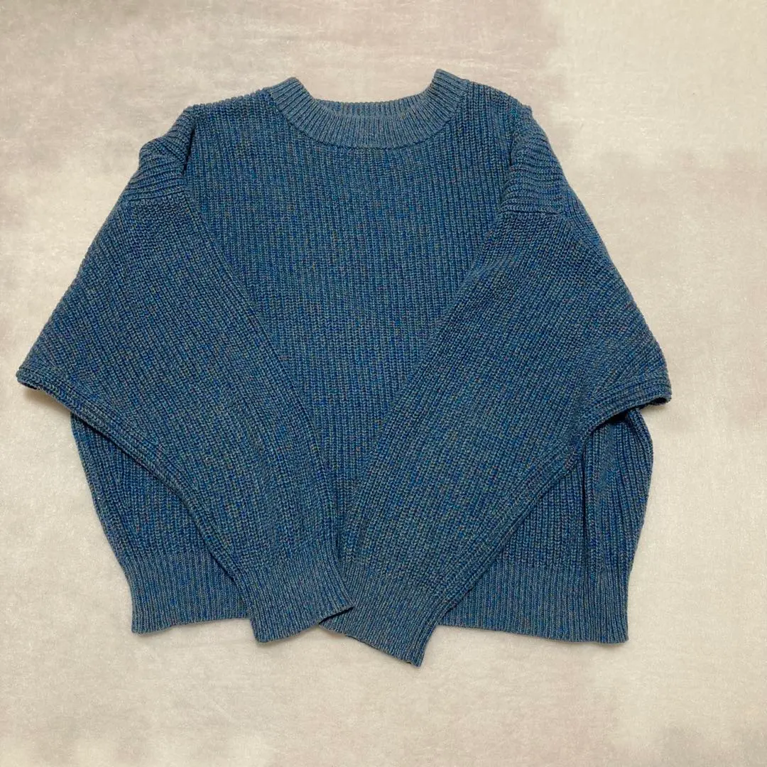 Thumbnail of UNIQLO Blue-系 Long Sleeve Knit Sweater XL