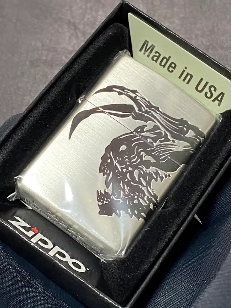 牙狼 GARO Zippo ライター 中古品Do Rodriguez ZIPPO ジッポー 牙狼 GARO エンブレム オイルライター ゴールド
