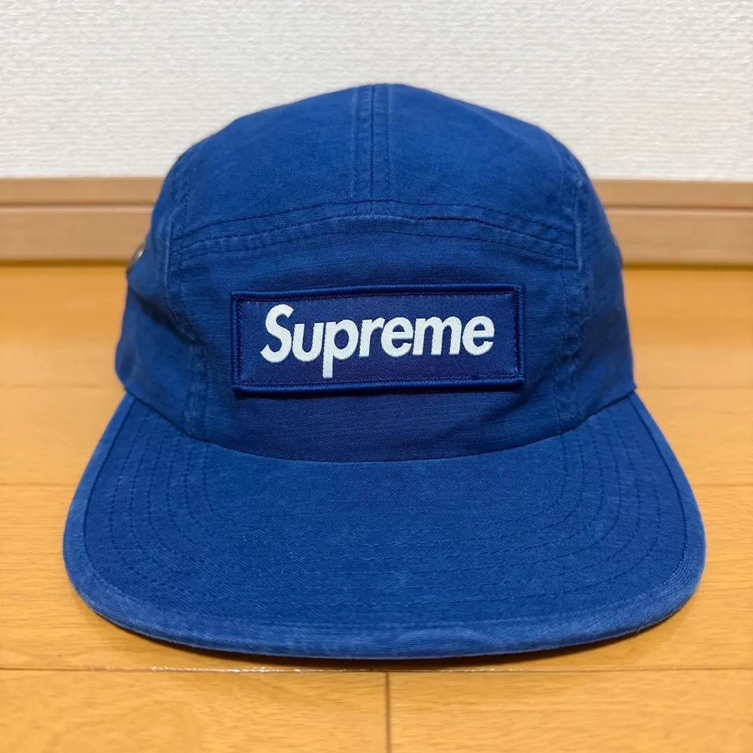 Supreme 軍事營地帽 深皇家藍 25ss 的縮圖