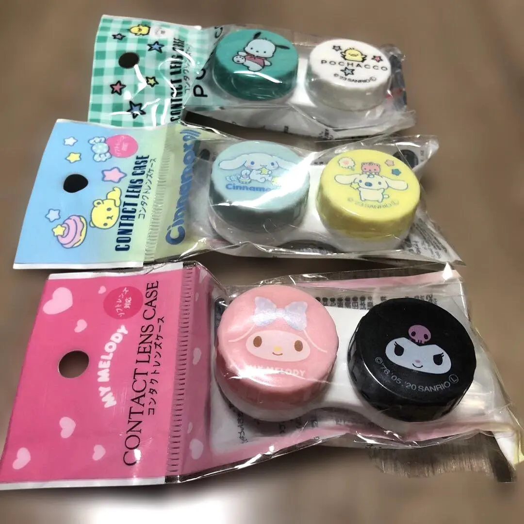 Thumbnail of [New] My Melody Kuromi Cinnamoroll Pochacco Contact Lens Case