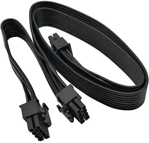 Thumbnail of ATX CPU 8-pin male to Dual PCIe 2X 8-pin (6+2) male power cable