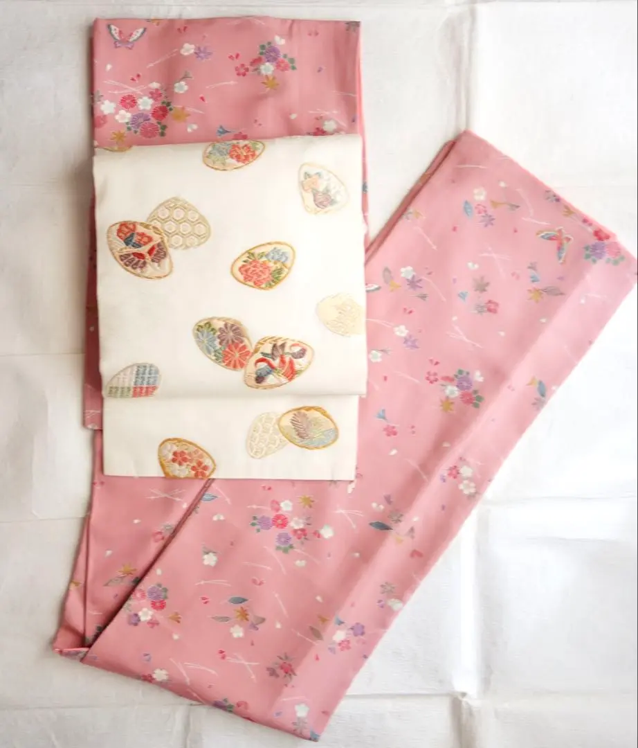 最終価格⭐金駒刺繍⭐松葉銀杏松ぼっくり⭐吹き寄せ