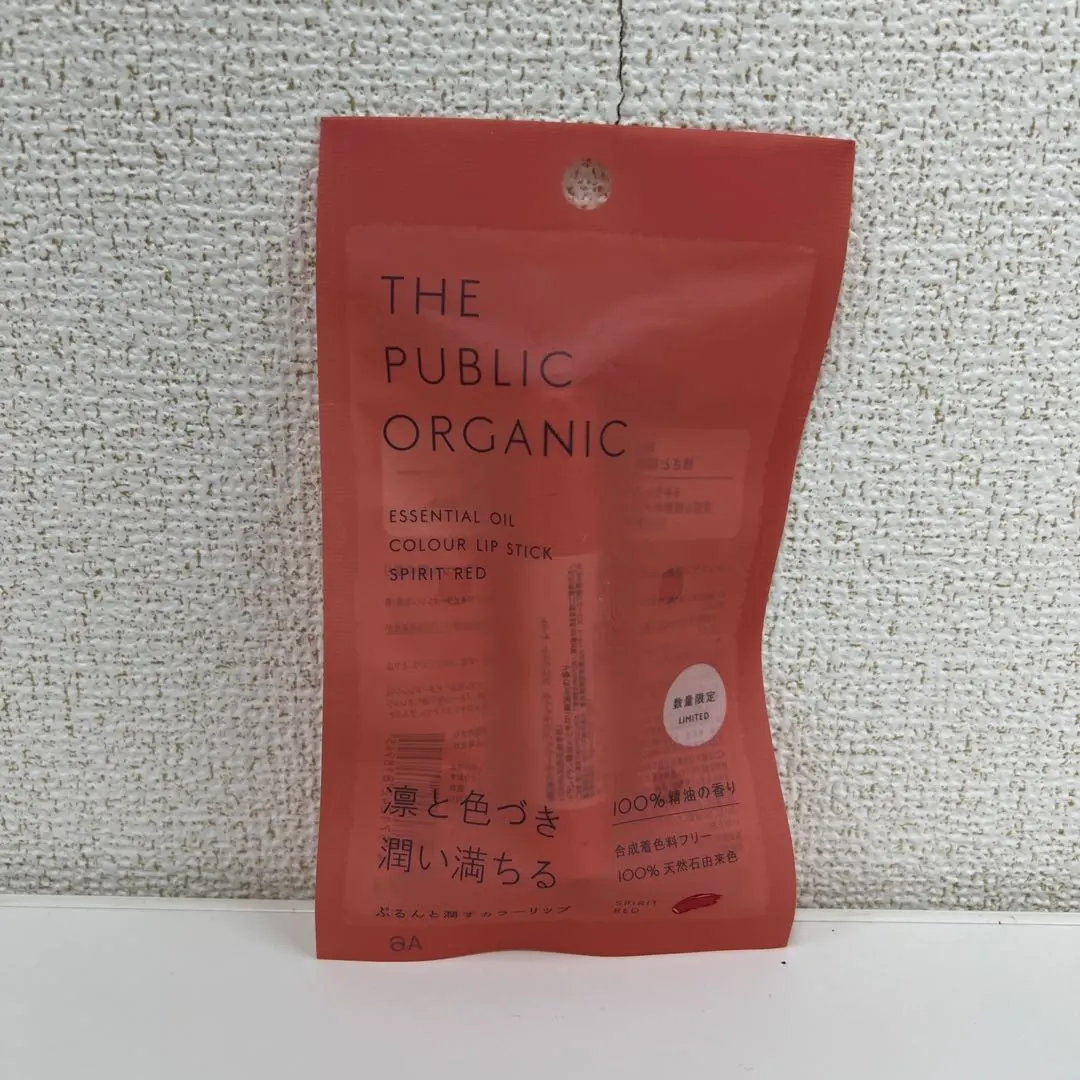 THE PUBLIC ORGANIC 炫彩潤唇膏 精神紅 的縮圖