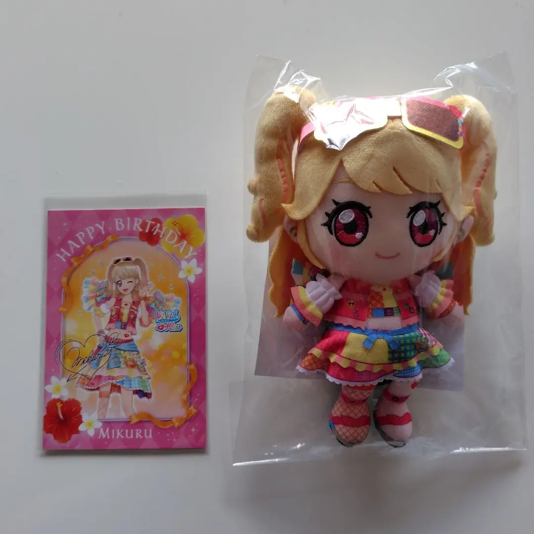 アイカツ　みくる　ぬいぐるみ　フェレッ太　マスコットチャーム 2025年最新】夏樹みくる ぬいぐるみの人気アイテム - メルカリ