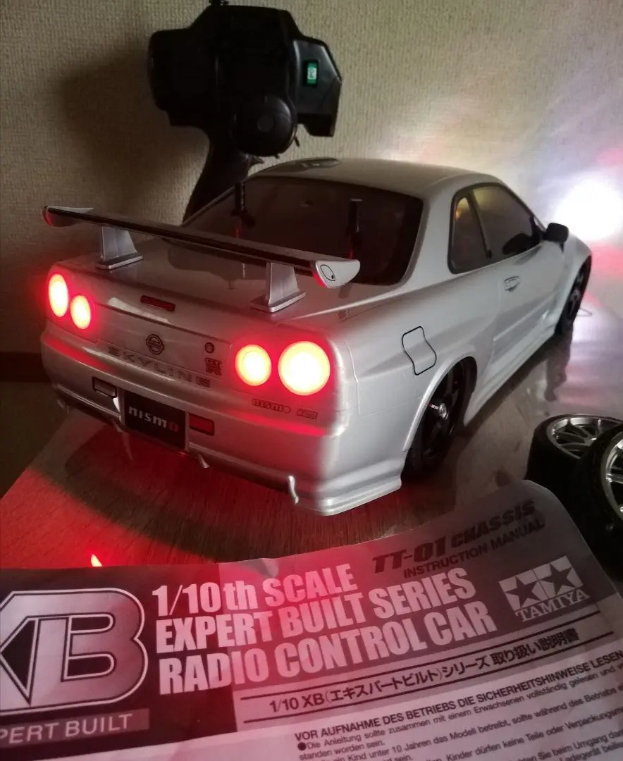 た*ち様 タミヤラジコン　TT01D スカイラインGTR　R32未走行 プロポセ タミヤ 電動RCカーシリーズ 1/10RC ニスモ R34 GT-R Z-tune (TT