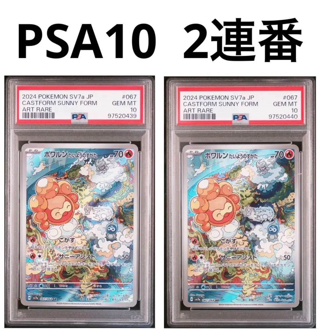 ポワルン AR PSA10 連番 2025年最新】ポワルン ar psa10の人気アイテム - メルカリ