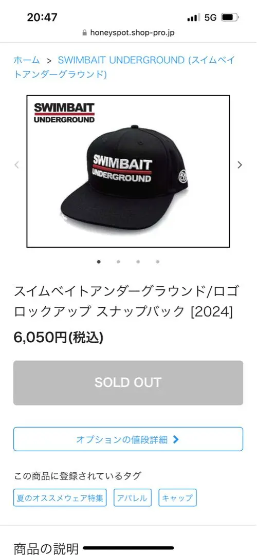SWIMBAIT UNDERGROUND スイムベイトアンダーグラウンドハット Swimbait UndergroundWordmark Unstructured Hat - USルアー