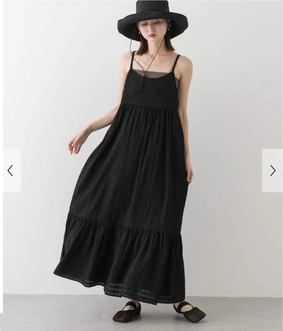 Thumbnail of On Sale Now‼️ SENSE OF PLACE Check Jacquard Cami Dress