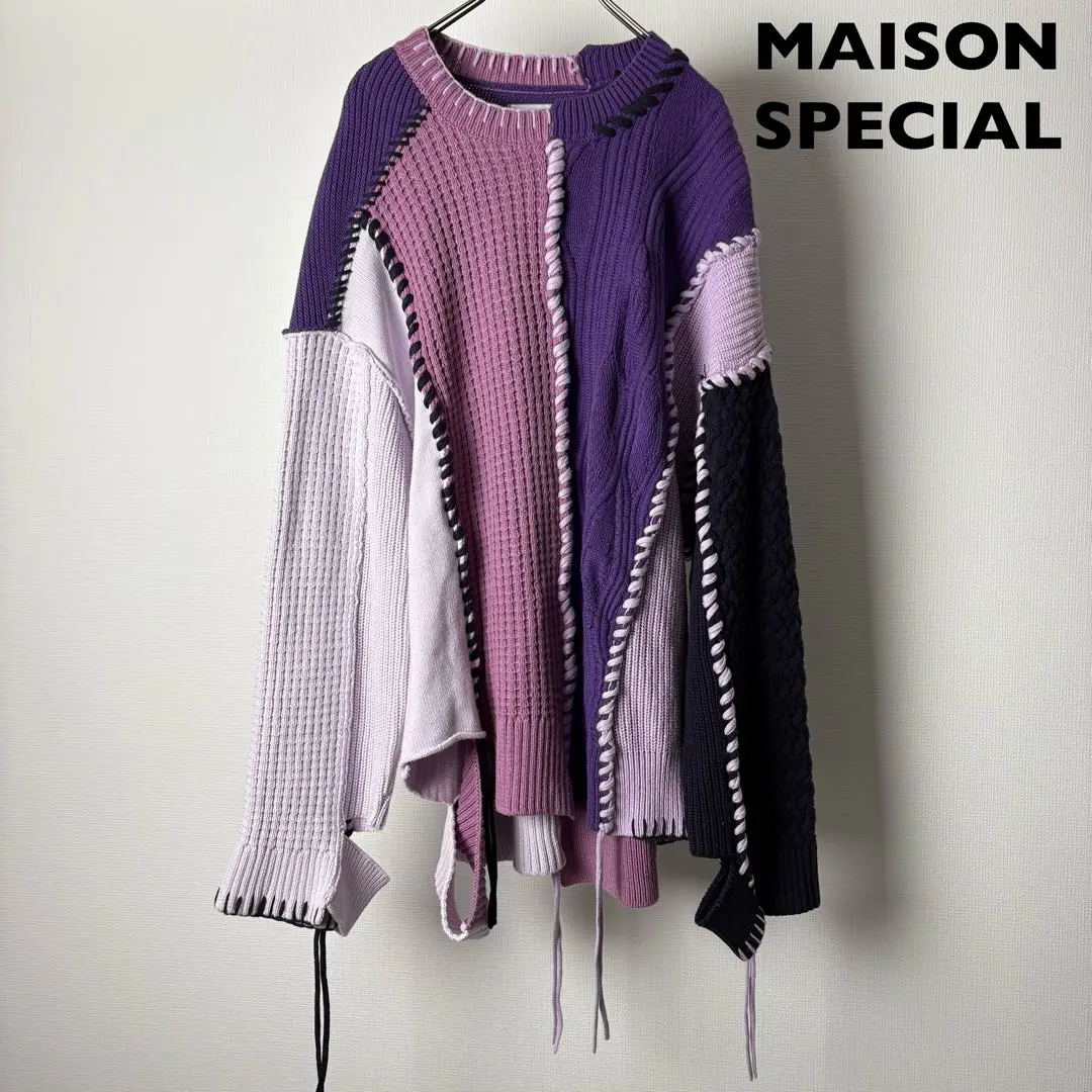 2025年最新】MAISON SPECIAL カラー：パープル系 ニット