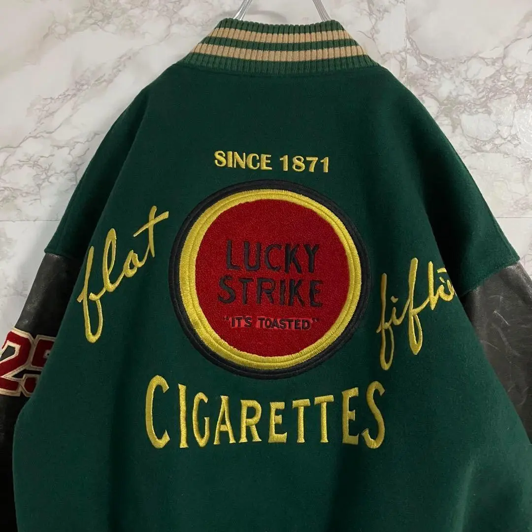 Lucky Strike スタジャン Lサイズ Lucky Strike スタジャン Lサイズ メンズ