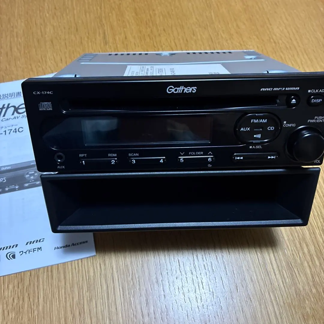 HlONDA Gathers CD チューナー　CX-174C 取付金具付き desir-de-vivre_actytruck201702-092