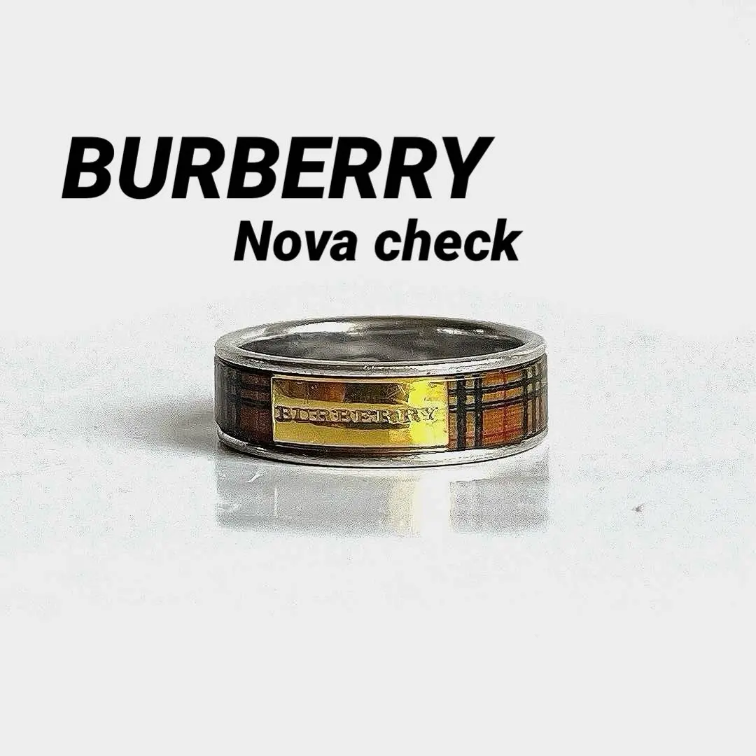 【希少】バーバリー　リング　約 9号　シルバー925 楽天市場】BURBERRY バーバリー リング 8058457 RING メンズ
