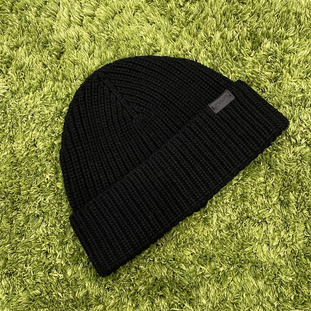 Thumbnail of Authentic COACH unisex knit hat, new