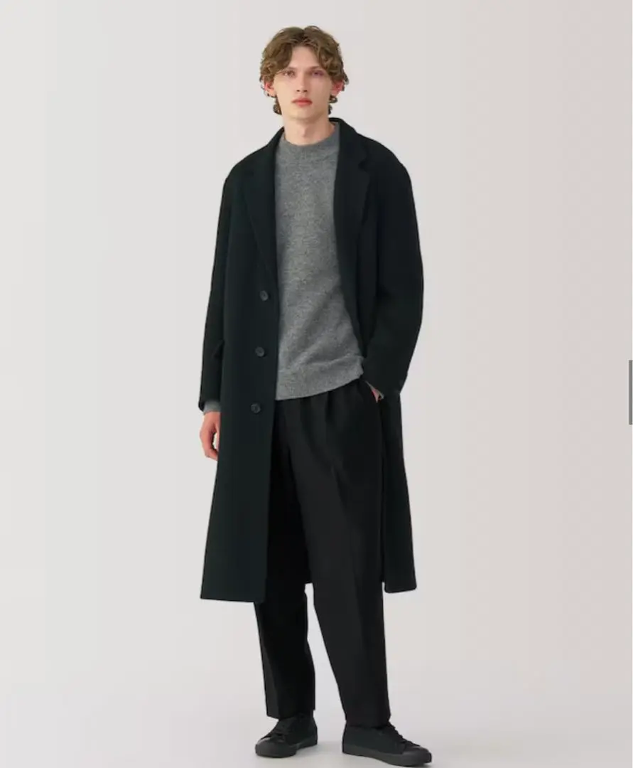 2025年最新】カシミヤ混チェスターコート muji laboの人気