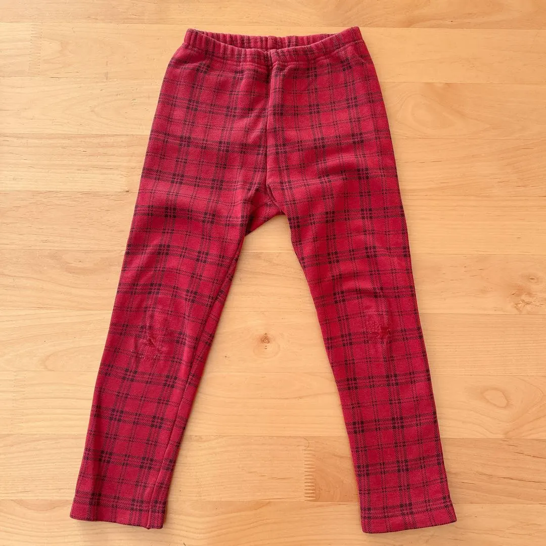 Thumbnail of Uniqlo Fleece Leggings 110 Red