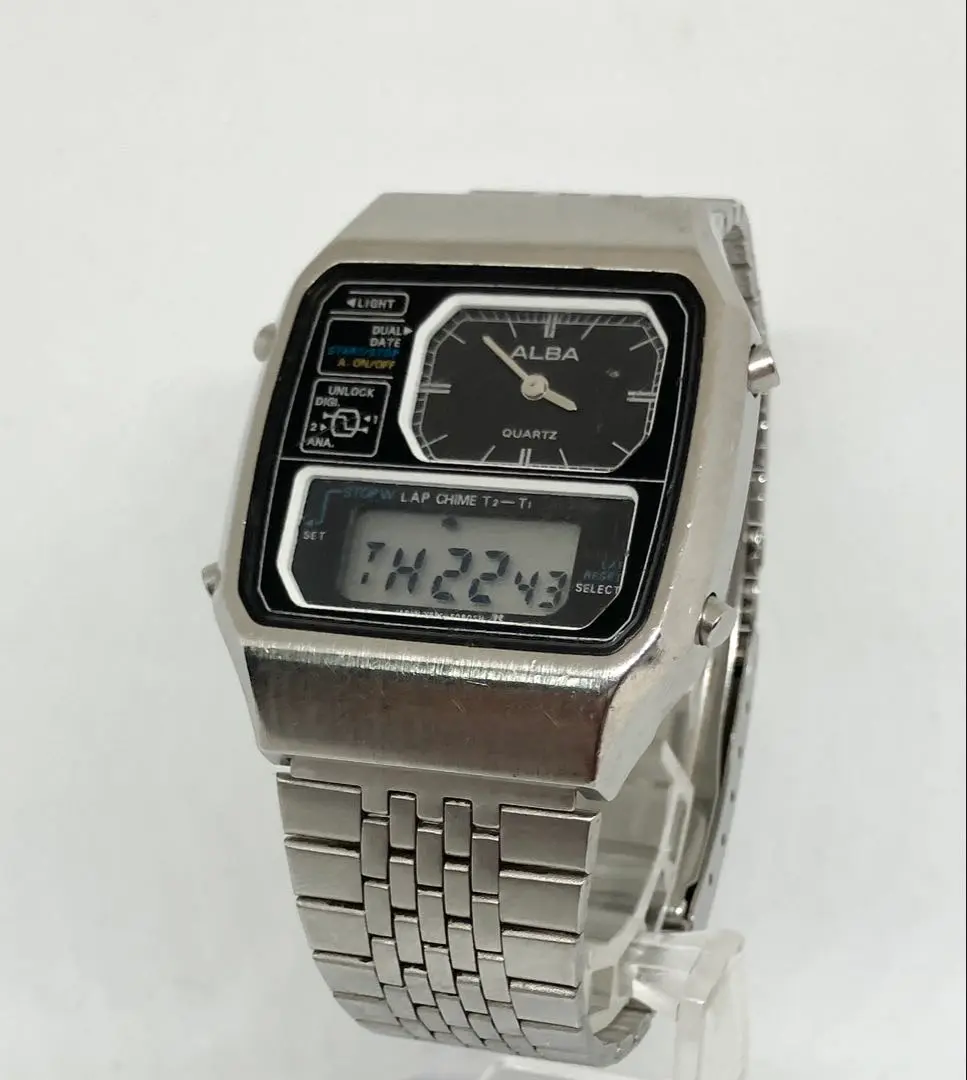 SEIKO アルバ　アナデジまとめ売り レア ビンテージ 電池交換済み】セイコー アルバ SEIKO ALBA