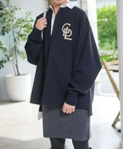 新品♡未使用　スピック&スパン　ラガーシャツ 美品 Spick & Span スピックアンドスパン バンドカラーラガー