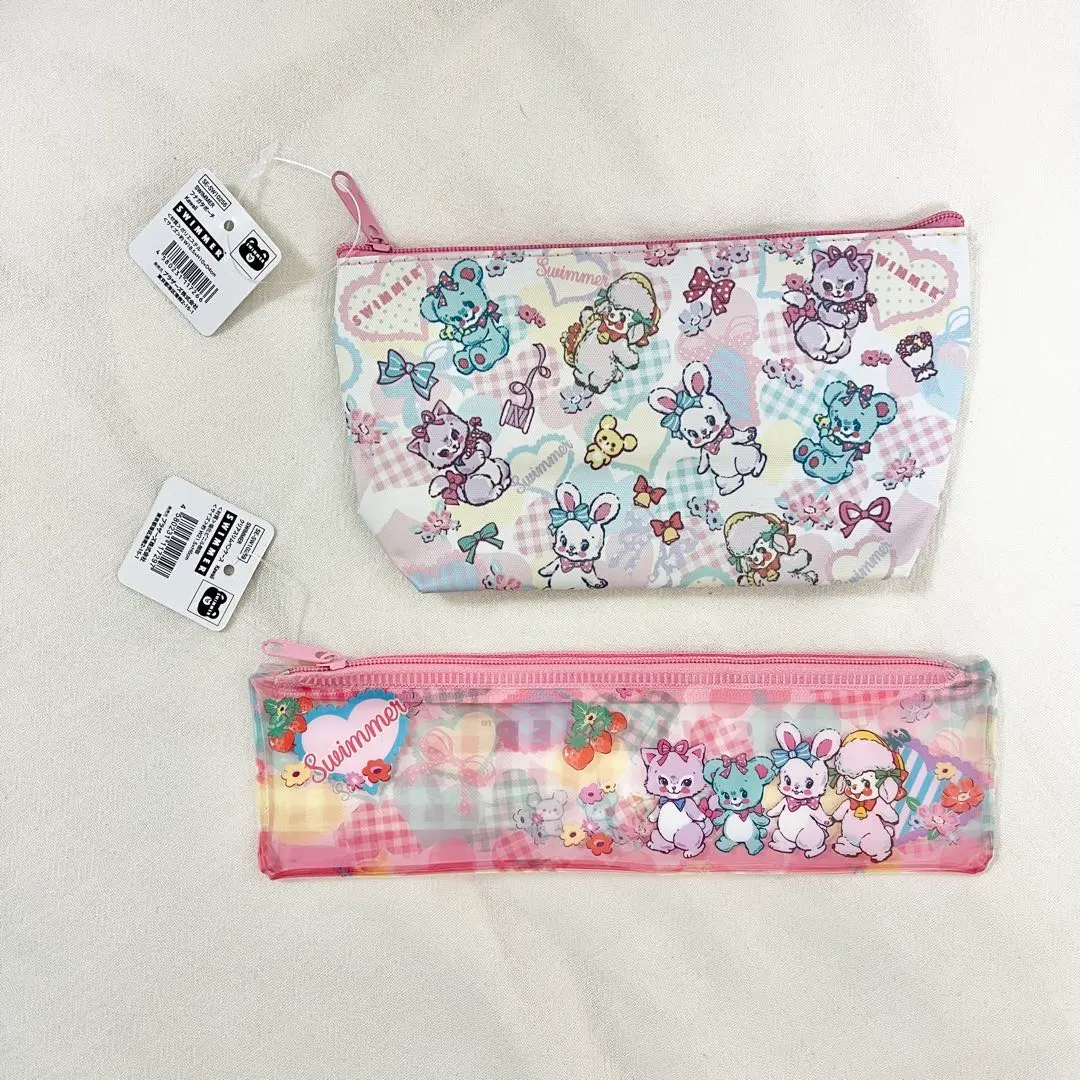 Thumbnail of [New] Swimmer Funagata Pouch / Clear Slim Pen Case - Seria