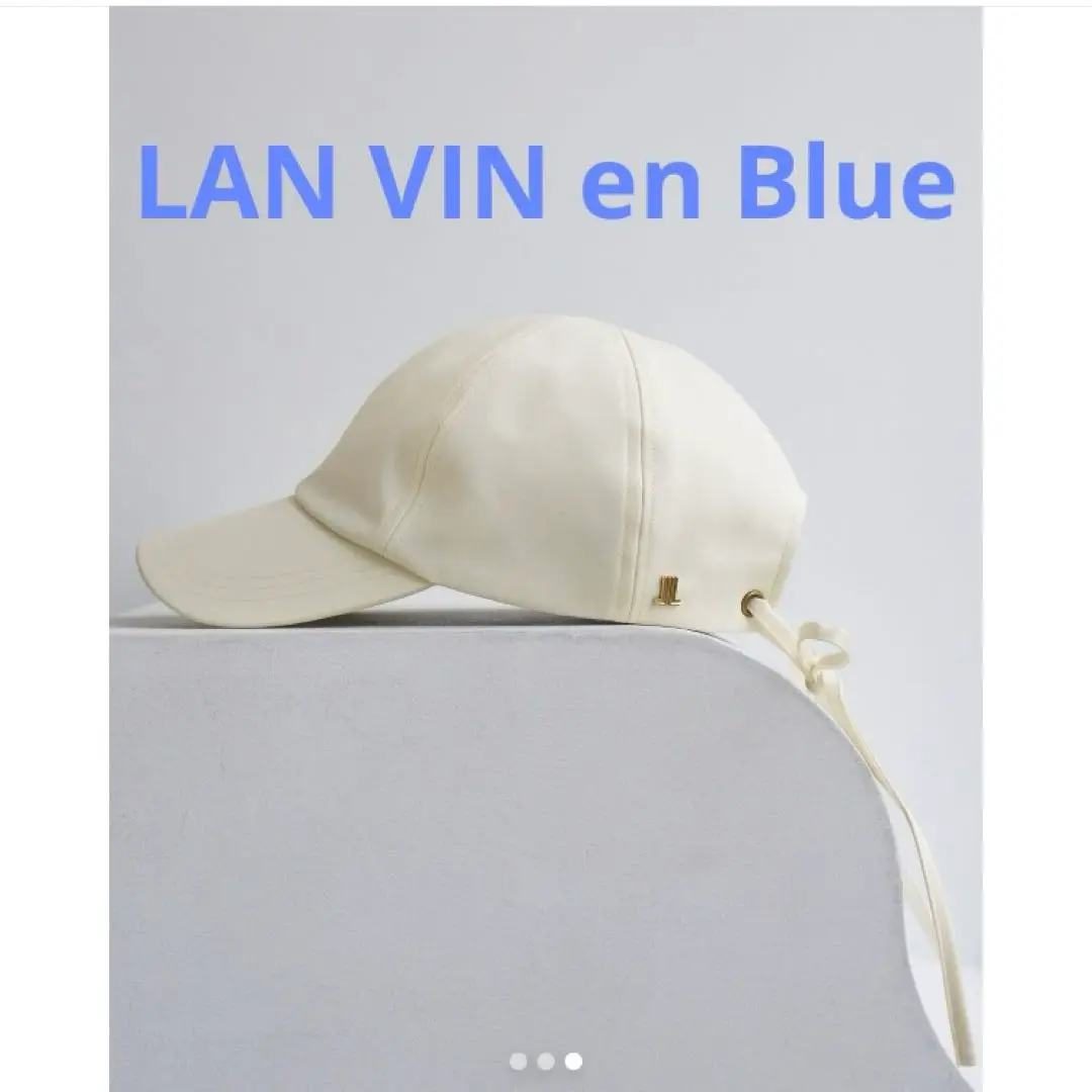 【未使用】ランバン オン ブルー　キャップ　オフホワイト 楽天市場】ランバンオンブルー（帽子｜バッグ・小物・ブランド