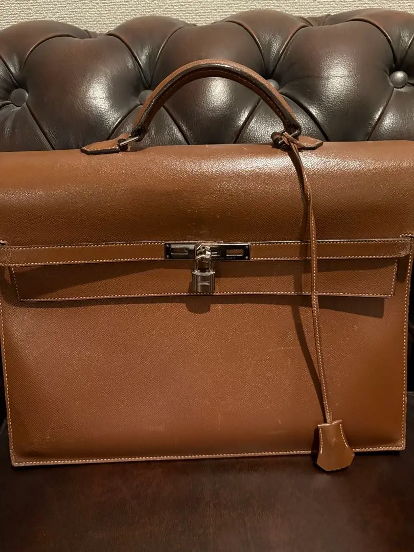 【セール】【極美品】HERMES　エルメス　ケリーデペッシュ 38 ゴールド エルメス(HERMES)エルメス ケリーデペッシュ38 ビジネスバッグ